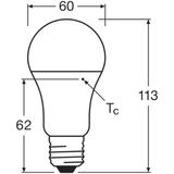 Lampa LED BASE Classic A75 10W/827 230V plastik E27 FS4 OSRAM