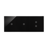 Simon 54 Touch Panel dotykowy S54 Touch 3 moduły 1 pole dotykowe + 1 pole dotykowe + 2 pola dotykowe pionowe zastygła lawa DSTR3113/73 KONTAKT