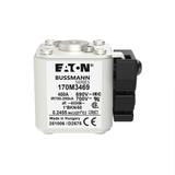 FUSE 400A 690V 1*BKN/50 AR UC Wkładka szybka 400A AC 690V rozmiar 1 aR IEC UL 170M3469 EATON