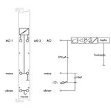 moduł 2AO 0-10V DC WAGO