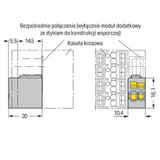 moduł dodatkowy do krosownic biały