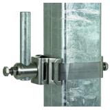 Obejma taśmowa dla iglic 16 mm, do profili 40x60 do 70x70 mm, stal nierdzewna NIRO