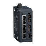 Modicon Switch Niezarządzalny - 6TX/2FX-SM