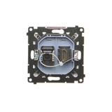 Simon 55 Gniazdo HDMI+RJ45 kat.6 Jasnoszary mat