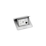 Minipuszka Pop-Up Do Wyposażenia 3 Moduły Aluminium 054010 LEGRAND