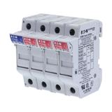 3P&Neutral 30A 600V MFH For 10X38 Midget Podstawa wkładki cylindrycznej 10x38 3p+1N 32A 690VAC CHM3D
