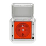 NOWE PLEXO - GNIAZDO 2P+Z Z BLOKADĄ ZACISKI ŚRUBOWE MECHANIZM 16 A-250 V BIAŁE 069623L LEGRAND