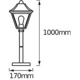 ENDURA® CLASSIC TRADITION ALU 1000 E27 GD Oprawa zewnętrzna