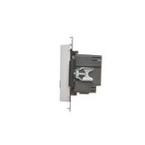 Simon 55 Ładowarka typ USB C+A 30W 230V aluminium mat TEC2CAQ.01/143 KONTAKT