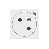 Mosaic - Gniazdo 2P + Z Pojedyncze Link Płaskie Kątowe 45 Stopni 16A - 250 V - Z Możliwością Monta 077125L LEGRAND