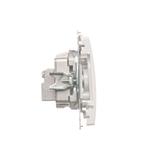 Simon Basic Gniazdo antenowe R-TV przelotowe 10 dB 1x wejście: 5–862 MHz biały