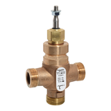 V341, zawór regulacyjny, 3-drogowy, DN15, kvs 1,6, przyłącze 1, gwint zewnętrzny, medium -20…150°C,