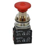 Przycisk NEF30-DR4Y/W3 czerwony W0-NEF30-DR 4Y/W3 C PROMET