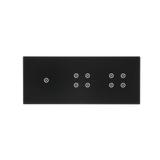Simon 54 Touch Panel dotykowy S54 Touch 3 moduły 1 pole dotykowe + 4 pole dotykowe +  4 pole dotykowe zastygła lawa DSTR3144/73 KONTAKT