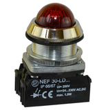 Lampka NEF30LDSHV/500V czerwona