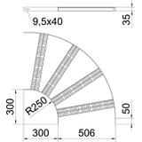 SLZB L 90 500 A2 Łuk 90°