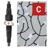 Lampki choinkowe Standard 50 LED 5m zimna biel IP44 timer D1AC02 EMOS