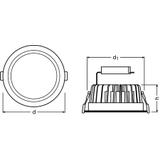Downlight LED 14W/4000K 230V IP20