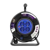 Przedłużacz bębnowy 4 gniazda (schuko) kabel PVC H05VV-F 3x1,5mm2 długość - 25m STAŁE GNIAZ OR-AE-13