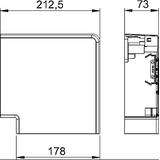 GK-FH70170CW, Naroże płaskie