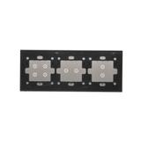 Simon 54 Touch Panel dotykowy S54 Touch 3 moduły 2 pola dotykowe pionowe + 2 pola dotykowe poziome + 4 pola dotykowe srebrna mgła DSTR3324/71 KONTAKT