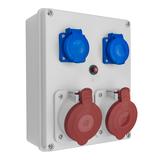 Rozdzielnica zasilająca R-BOX 2X32/5+2x2p+z