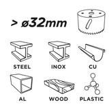Adapter do otwornic bi-metalowych > 30 mm