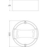 Oprawa DOWNLIGHT IP44 DN 115 8W 865 WT