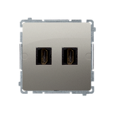 Simon Basic Gniazdo HDMI podwójne satynowy BMGHDMI2.01/29 KONTAKT