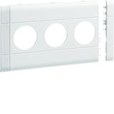 tehalit.WA Maskownica 3-krotna ABS bezhalogenowy 120mm biały GB120309016 HAGER