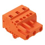 MCS-MIDI Classic gniazdo 3-bieg. pomarańczowe raster 7,62 mm /100szt./ WAGO