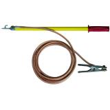 Drążek rozładowujący z elektrodą zawieszaną