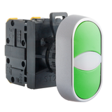 PRZYCISK DWUKLAWISZOWY 2 ZWIERNY ZIELONO-ZIELONY