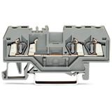 Złączka szynowa 3‑przewodowa 2,5mm2 szara 280‑681 WAGO