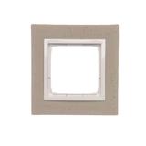 Simon 54 Nature Ramka 1-krotna Nature-Beton AL BETONE IP20/IP44* (*IP44-należy zastosować uszczelkę ramki DUN1) DRN1/91 KONTAKT