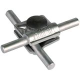 Zacisk uniwersalny MV do drutu 8-10 mm, Al