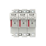 3 Pole 14x51 MFH Neon Indicator Podstawa wkładki cylindrycznej 14x51 3P 50A 690VAC wskaźnik CH143DIU