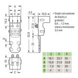 ADAPTER MONTAŻOWY /10szt./ WAGO