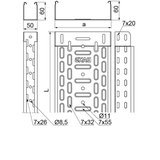 KGJ500H60/3 KORYTKO 1,0 MM