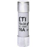 Wkładka topikowa cylindryczna PV CH10x38 gPV 16A 1000V DC 002625081 ETI
