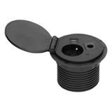 Gniazdo meblowe O8cm wpuszczane w blat z ładowarką indukcyjną ładowarką USB z 2 gniazdami A i C pr O