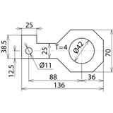 Kształtka przyłączeniowa prosta