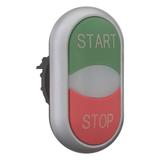 M22-DDL-GR-GB1/GB0 Przycisk podwójny zielony/czerwony /START-STOP/ z samopowrotem i z możliwością po