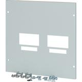 XMN141204CV-T Pokrywa 2xNZM1,pion. 4P stacj.,H300,B400 wycięcie na wyzwalacz 196473 EATON