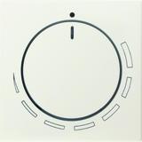 BERKER B.Kwadrat/S.1 Płytka czołowa z pokrętłem Regulator do regulatora obrotów krem 11378922 HAGER