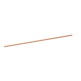 ZX2097 Szyna Cu 12x5mm, L:1027mm (do samodzielnego montażu)