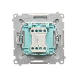 Simon Basic Łącznik pojedynczy jednobiegunowy z podświetleniem LED szybkozłączka biały BMW1L.01/11 KONTAKT
