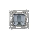 Simon 54 Przyłącze kabla srebrny mat DPK1.01/43 KONTAKT