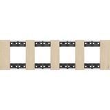 Living Now - Ramka 4x2 Moduły - Gold Bticino KA4802M4ZW LEGRAND
