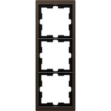 Merten D-Life, ramka 3-krotna, mocca metalik